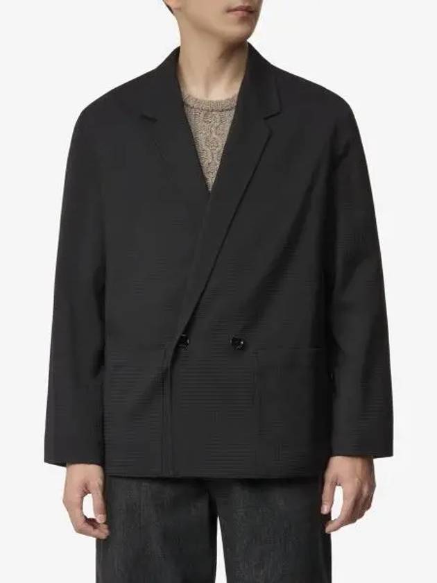 Men's Workwear Wool Jacket Black - LEMAIRE - BALAAN 1