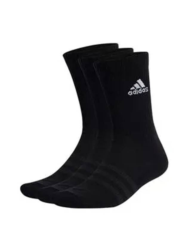 Cushion Crew Socks 3 Pairs Black - ADIDAS - BALAAN 4