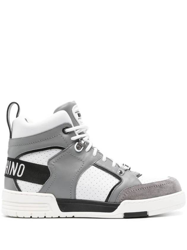 Moschino High Sneakers With Inserts - MOSCHINO - BALAAN 1