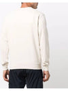 Men's Light Fleece Lens Wappen Sweatshirt White - CP COMPANY - BALAAN 4