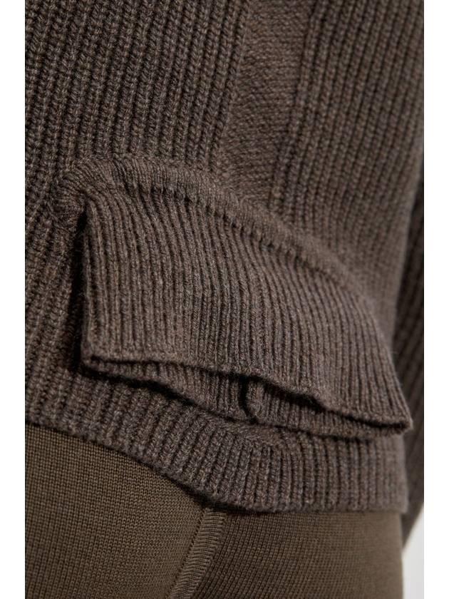 Rick Owens Wool Sweater Headon, Women's, Brown - RICK OWENS - BALAAN 5