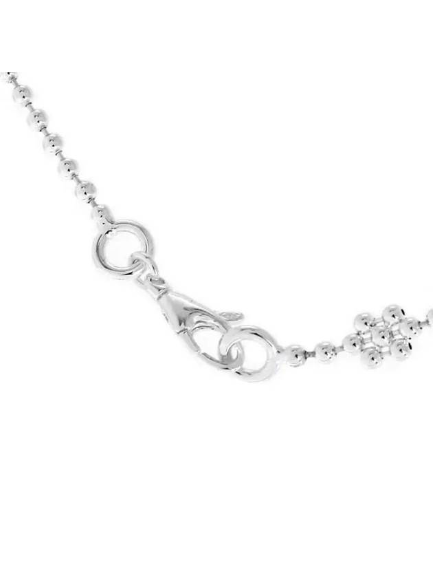 Interlocking G Flower Motif Necklace YBB479221001 Silver - GUCCI - BALAAN 4