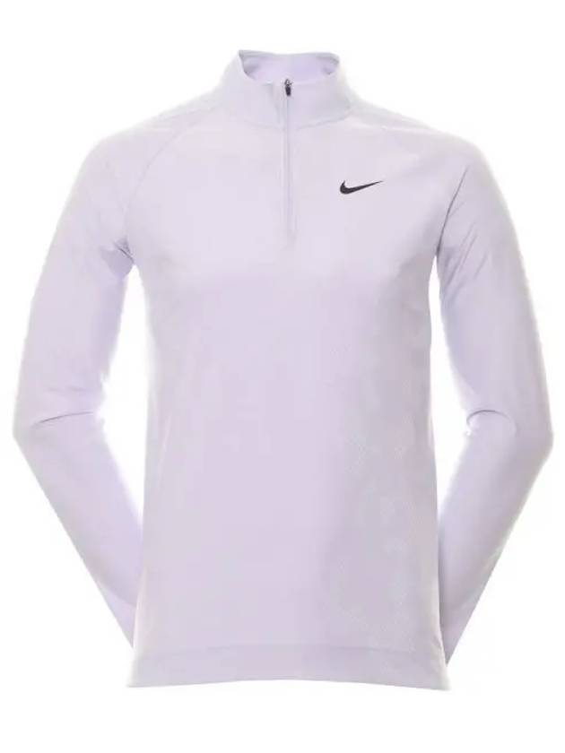 Golf Dri-Fit ADV Tour Half Zip Long Sleeve T-Shirt Purple - NIKE - BALAAN 2