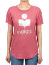 Isabel Marant Coldy Women s Short Sleeve T Shirt TS0004FA A1N10E AKSI - ISABEL MARANT ETOILE - BALAAN 1