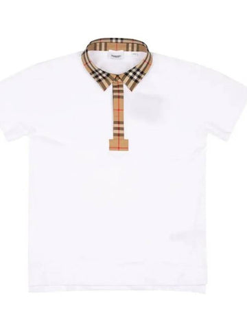 Kids Vintage Check Polo T Shirt 8051774 - BURBERRY - BALAAN 1