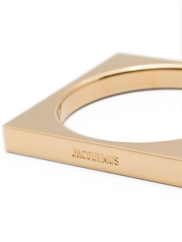 Le Bracelet carre emgraved logo bracelet - JACQUEMUS - BALAAN 4