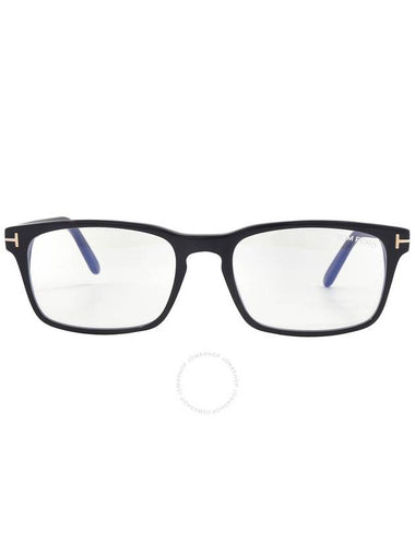 Tom Ford Blue Light Block Rectangular Men's Eyeglasses FT5938-B 001 54 - TOM FORD - BALAAN 1