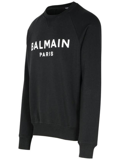 Balmain Black Cotton Sweatshirt - BALMAIN - BALAAN 2