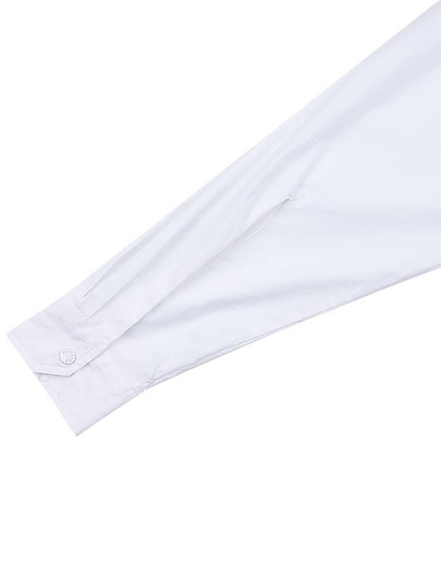 Poplin Cotton Shirt White - MONCLER - BALAAN 10