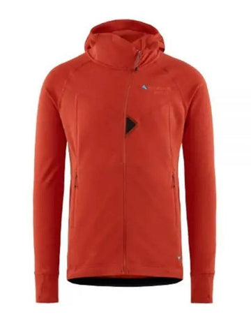 Men's Njorun 2.0 Zip Up Hoodie Dark Redwood - KLATTERMUSEN - BALAAN 1