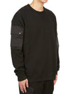 Felpa Crew Neck Sweatshirt Black - TEN C - BALAAN 6