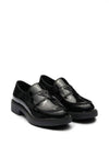 Patent Leather Loafers Black - PRADA - BALAAN 4