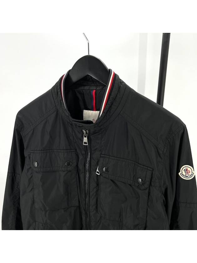 Windbreaker zip up jacket black size 5 - MONCLER - BALAAN 4