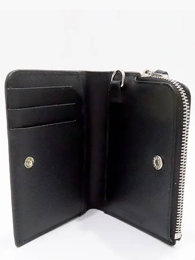 129118 Black color sartorial zipper pocket card wallet - MONTBLANC - BALAAN 6