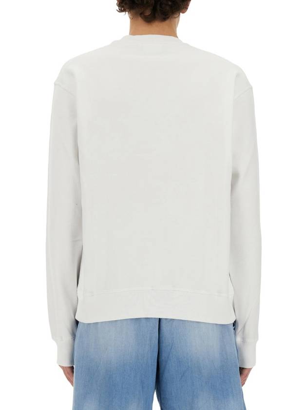 Icon Logo Crew Neck Sweatshirt White - DSQUARED2 - BALAAN 4