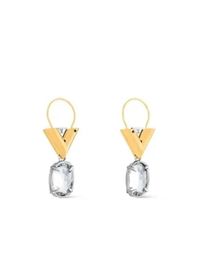 V For Vuitton Earrings Gold - LOUIS VUITTON - BALAAN 2