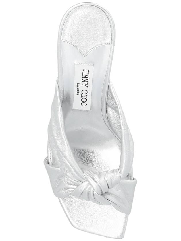 Jimmy Choo ‘Avenue’ Mules, Women's, Silver - JIMMY CHOO - BALAAN 6