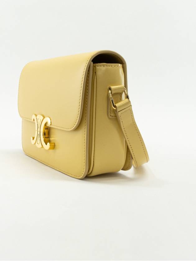 Teen Triomphe Shiny Calfskin Cross Bag Fallen - CELINE - BALAAN 3