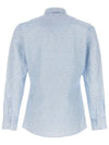 Shadow Cotton Long Sleeve Shirt Light Blue - FENDI - BALAAN 3