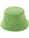 Intrecciato Jacquard Bucket Hat Acid Green - BOTTEGA VENETA - BALAAN 5