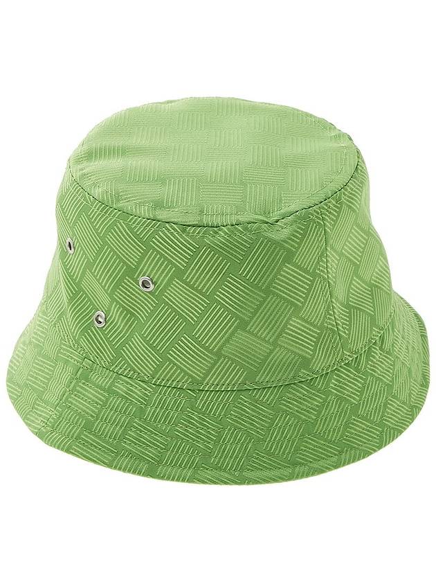 Intrecciato Jacquard Bucket Hat Acid Green - BOTTEGA VENETA - BALAAN 5