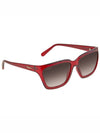 Ractangular Women's Wine Red Sunglasses - SALVATORE FERRAGAMO - BALAAN 1