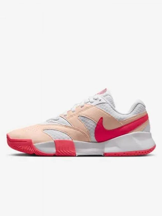 Court Light 4 Women s Tennis Shoes White Crimson Tint Pink Hot Punch FD6575 101 698633 - NIKE - BALAAN 1