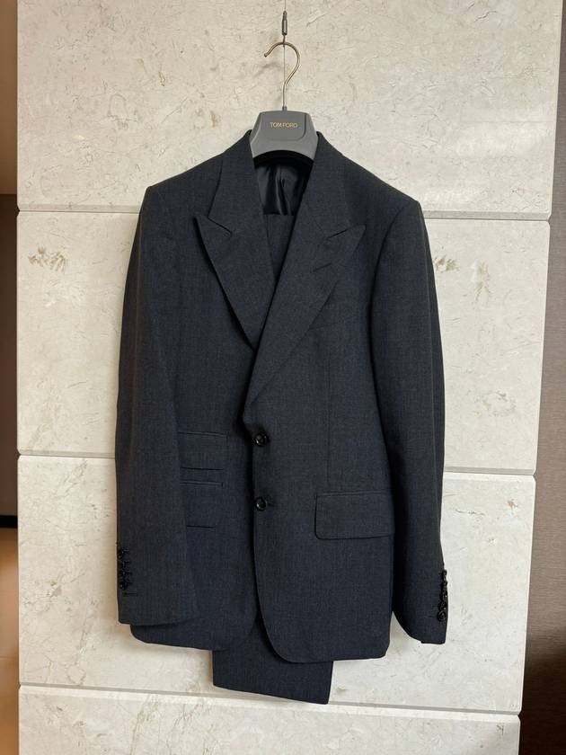 Shelton fit dark gray suit 46 - TOM FORD - BALAAN 4