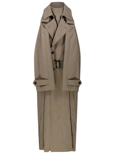 Women s Suspended Trench Long Dress Beige - BALENCIAGA - BALAAN 2