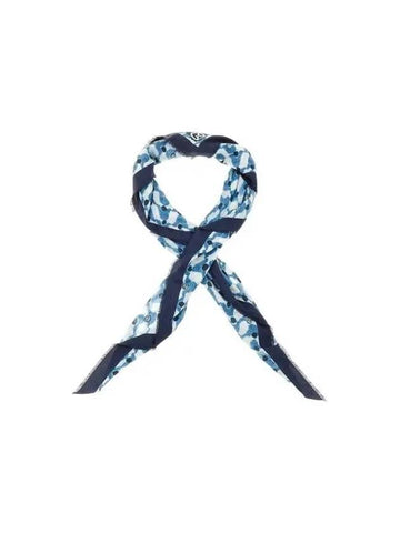 Men s Logo Dot Pattern Scarf Blue 270411 - GIORGIO ARMANI - BALAAN 1