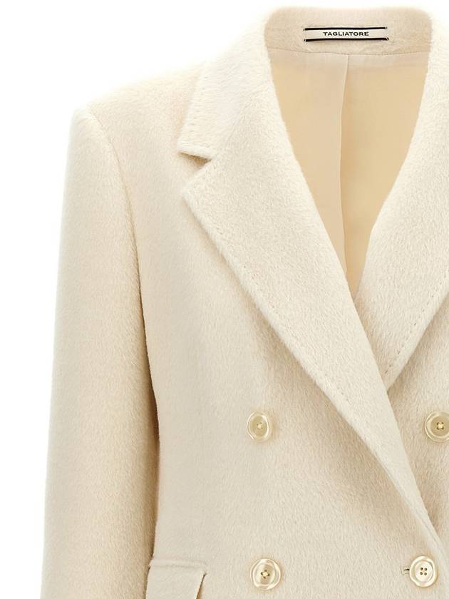 Tagliatore Alpaca Double-Breasted Coat - TAGLIATORE - BALAAN 3