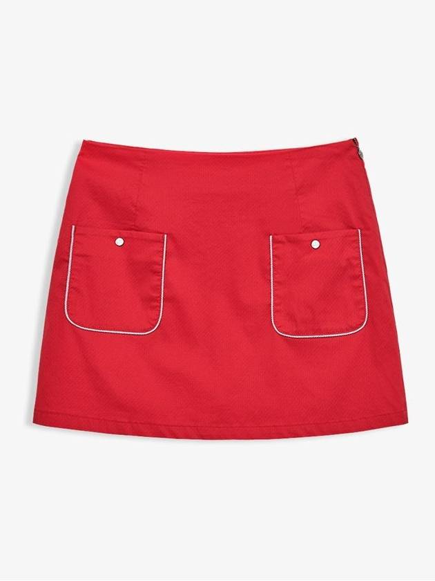 Lambda Women s Golf Wear Skirt Banhai 0219 Red Official Genuine - LAMBDA - BALAAN 1