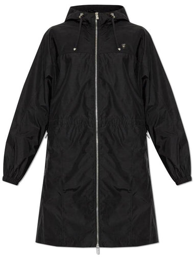 Burberry Parka With Hood, Women's, Black - BURBERRY - BALAAN 1