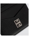 Grained Leather Card Holder Black BK6099K18A - GIVENCHY - BALAAN 3