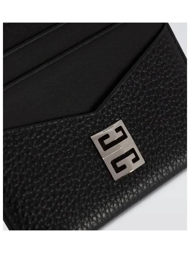 Grained Leather Card Holder Black BK6099K18A - GIVENCHY - BALAAN 3