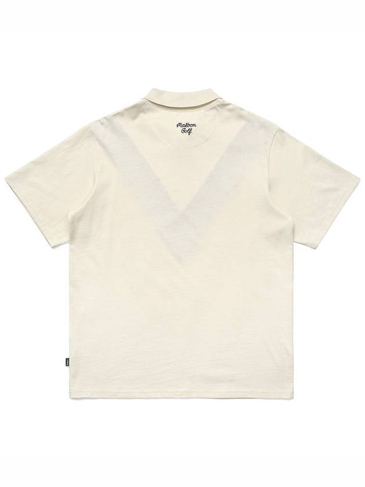 Wiz Collection Wizard Polo T Shirt CREAM - MALBON GOLF - BALAAN 2