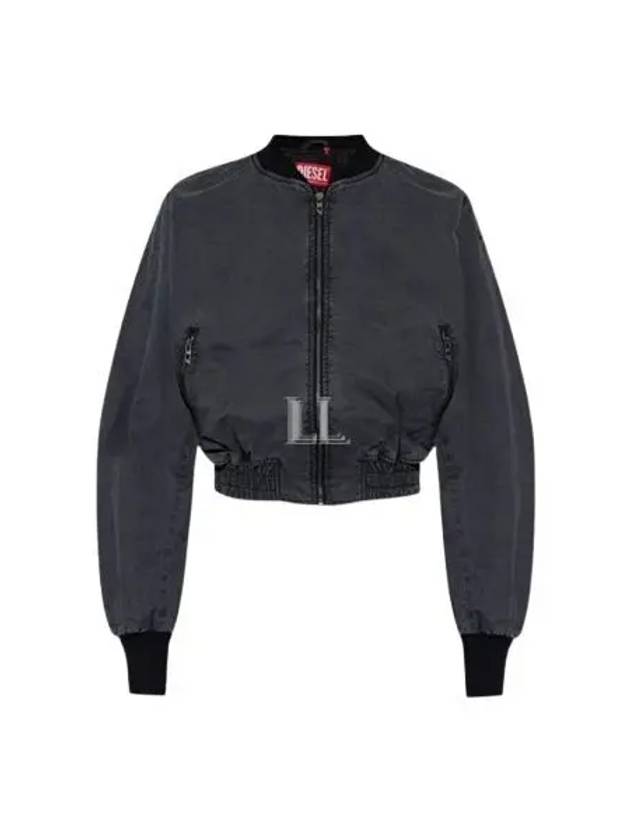 G Rail P1 Bomber Jacket Black - DIESEL - BALAAN 2