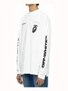 Arrow Overfit Long Sleeve T Shirt White - OFF WHITE - BALAAN 4