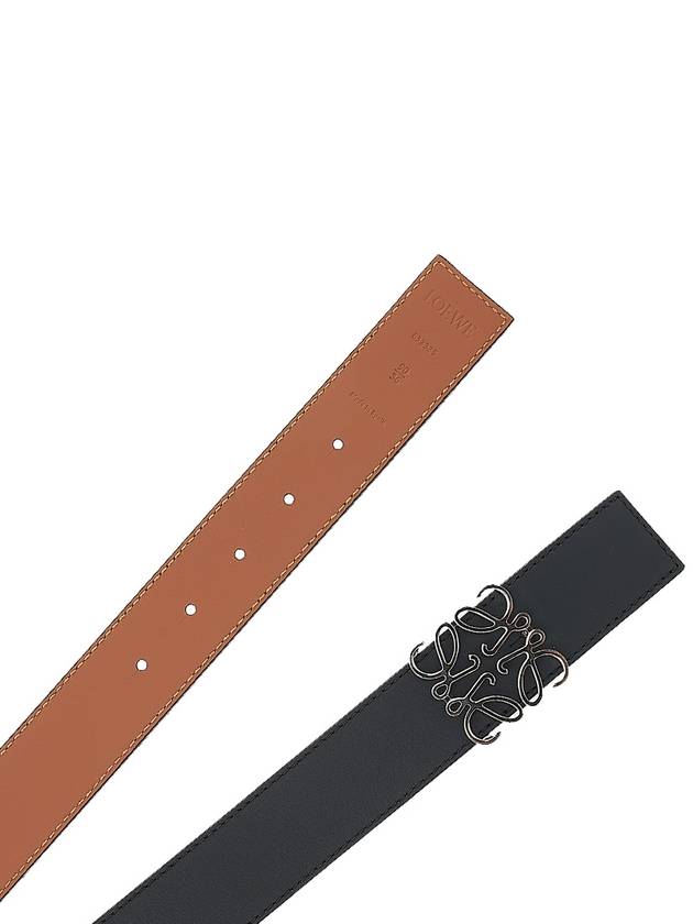 silver anagram reversible belt - LOEWE - BALAAN.