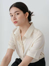 Mona Lace Line Shirt Ivory - YOUNESS - BALAAN 3