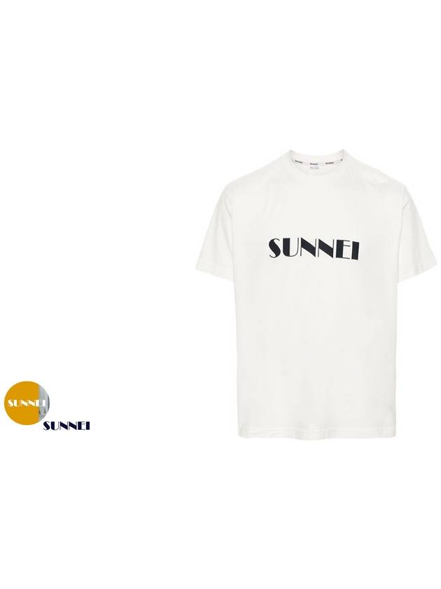 Big Logo Short Sleeve T-Shirt White - SUNNEI - BALAAN 3