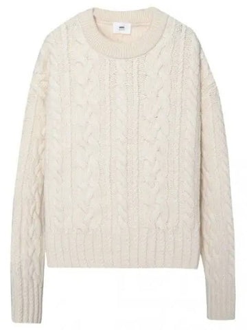 wool cable knit men - AMI - BALAAN 1