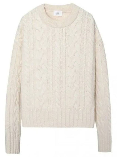 wool cable knit - AMI - BALAAN 1