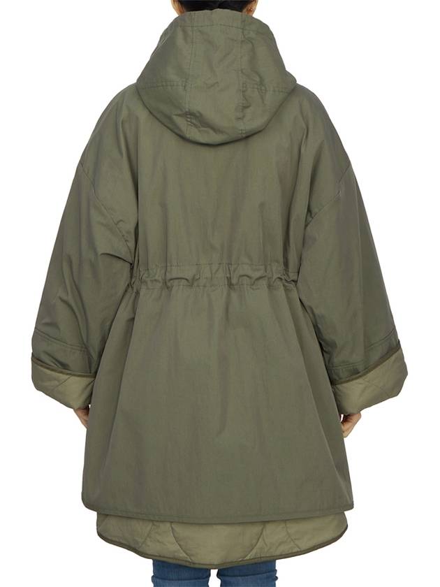 Fumetto Reversible Padding Cape Green - MAX MARA - BALAAN 6