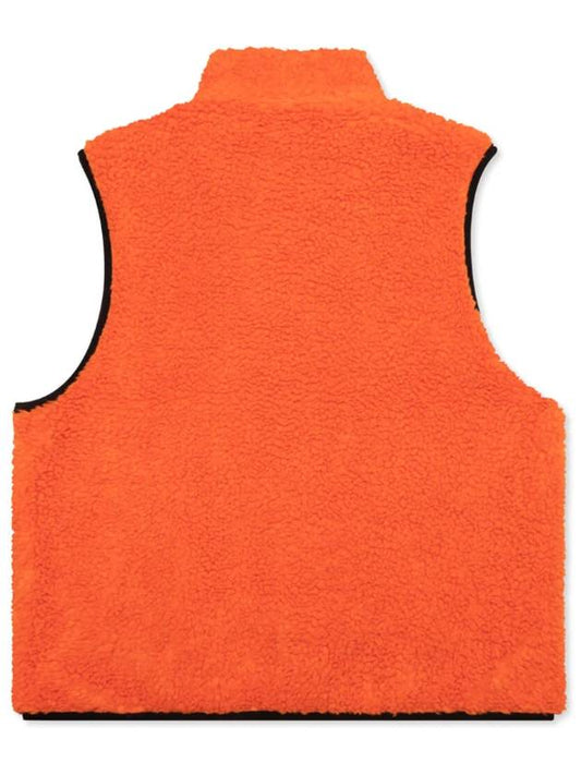 Sherpa Reversible Vest Tangerine 118528 Sherpa Reversible Vest Tangerine - STUSSY - BALAAN 2