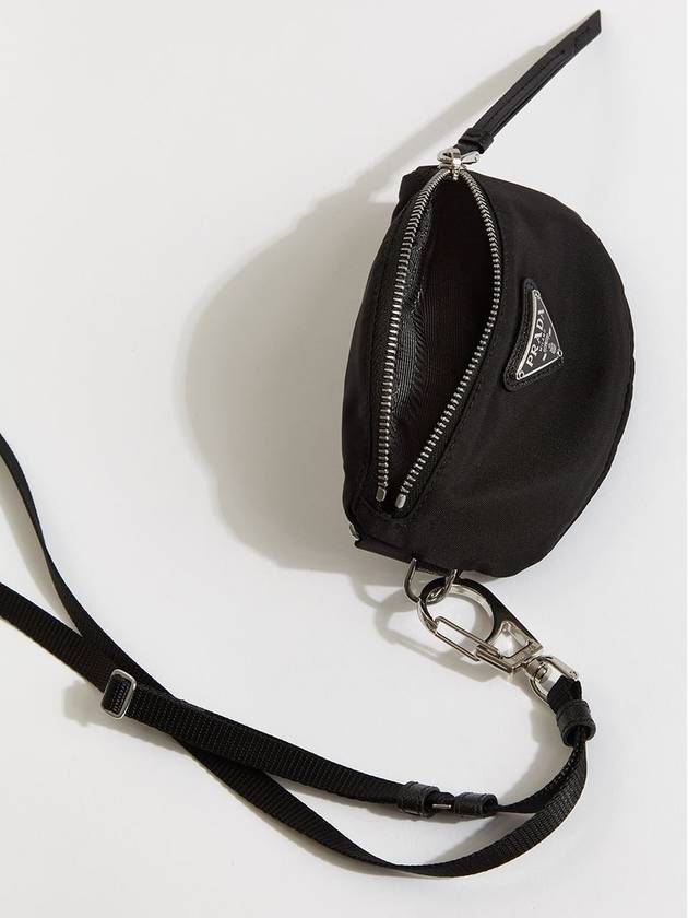 Nylon Strap Mini Pouch Bag Black - PRADA - BALAAN 7