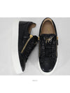 Frankie Crocodile Effect Low-Top Sneakers Black - GIUSEPPE ZANOTTI - BALAAN 11