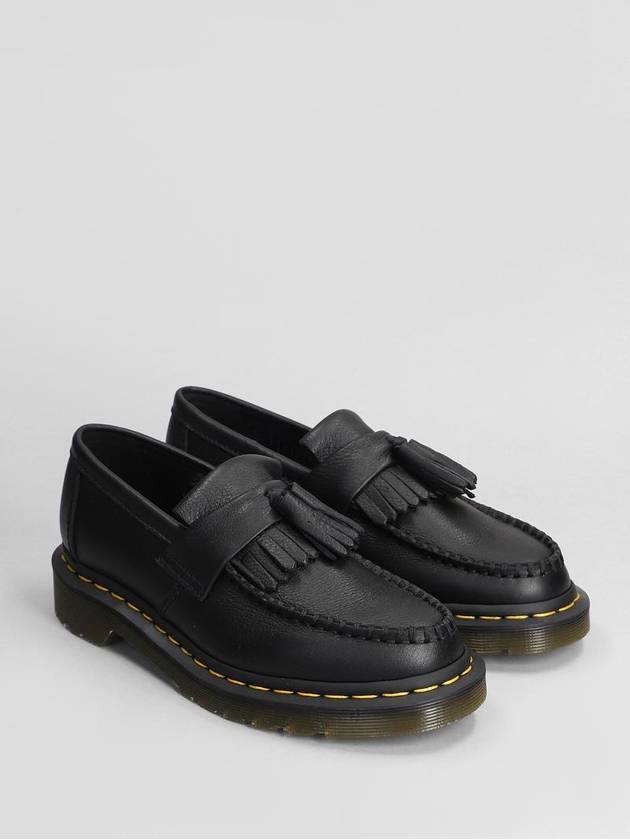 Adrian Virginia Leather Tassel Loafers Black - DR. MARTENS - BALAAN 3