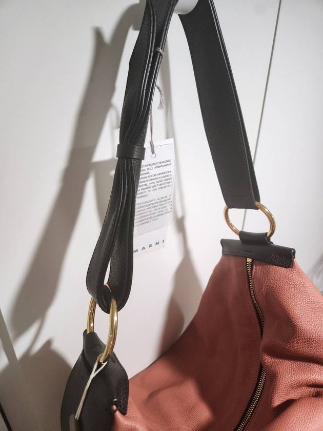 Marni LEATHER STRAP tote Harp Bag - MARNI - BALAAN 5