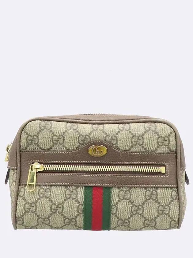 517076 GG Logo Canvas Ophidia Supreme PVC Small Belt Bag - GUCCI - BALAAN 2